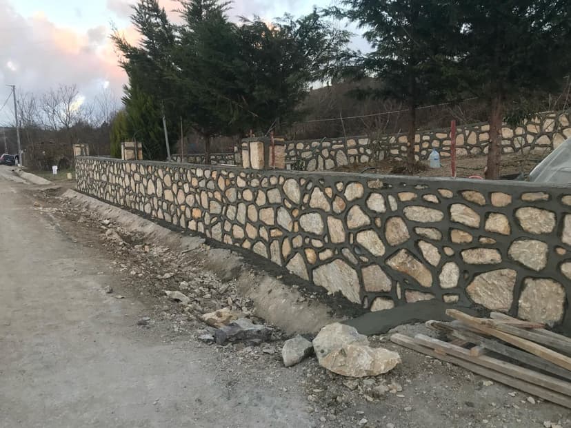 Bahçe Taş Duvar Projesi